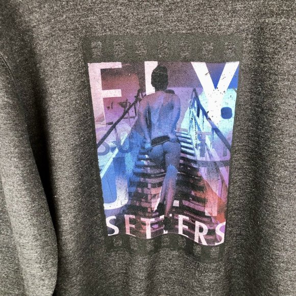 Men's Gray Crewneck Sweater - Picture 4 of 6